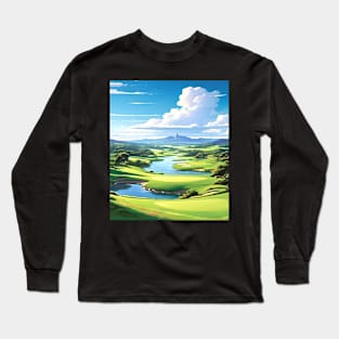 Golf Panorama. Sports Long Sleeve T-Shirt